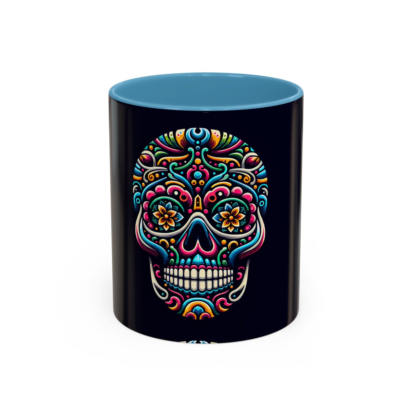 Sugar Skull Accent Coffee Mug (11, 15oz)