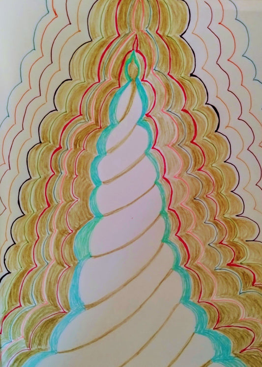 Unicorn horn sketch